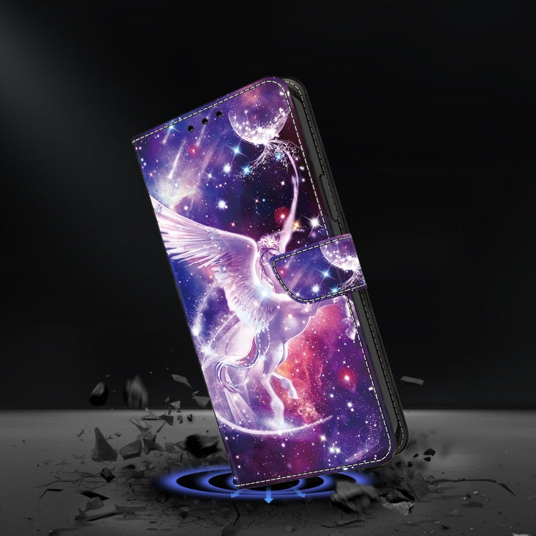 For Google Pixel 9 Crystal Painted Leather Phone case(Unicorn) - Google Cases by PMC Jewellery | Online Shopping South Africa | PMC Jewellery | Buy Now Pay Later Mobicred