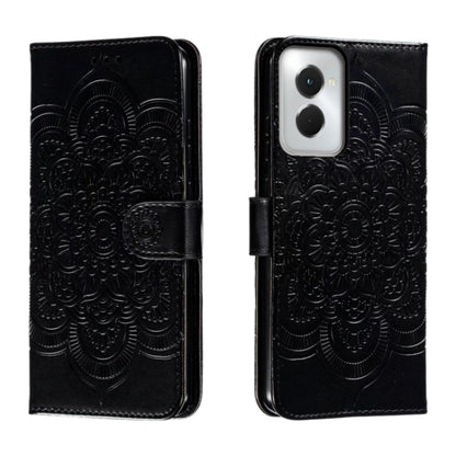 For Motorola Moto G Power 5G 2024 Sun Mandala Embossing Pattern Phone Leather Case(Black) - Motorola Cases by PMC Jewellery | Online Shopping South Africa | PMC Jewellery | Buy Now Pay Later Mobicred