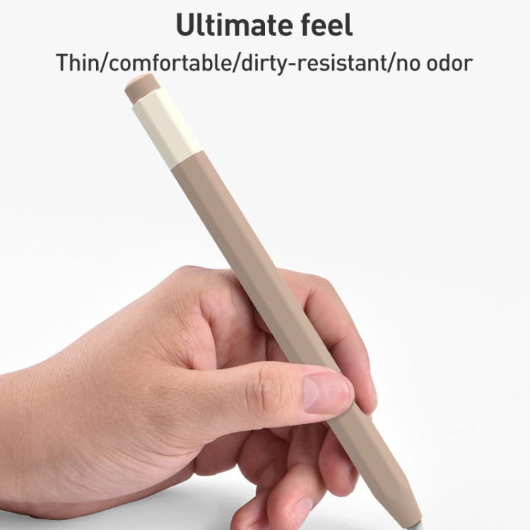 For Apple Pencil USB-C Pencil Style Liquid Silicone Stylus Case(Green) - Pencil Accessories by PMC Jewellery | Online Shopping South Africa | PMC Jewellery | Buy Now Pay Later Mobicred
