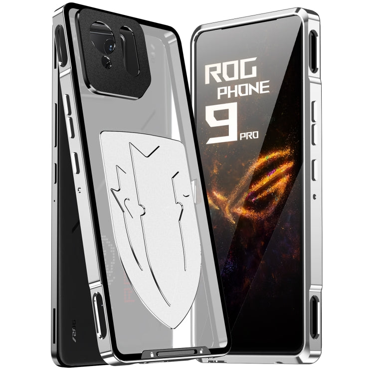 For ASUS ROG Phone 9 / 9 Pro Metal Cooling Phone Case(Silver) - free shipping - PMC TechLife - Order now!