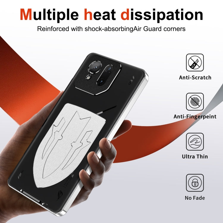 For ASUS ROG Phone 9 / 9 Pro Metal Cooling Phone Case(Silver) - free shipping - PMC TechLife - Order now!