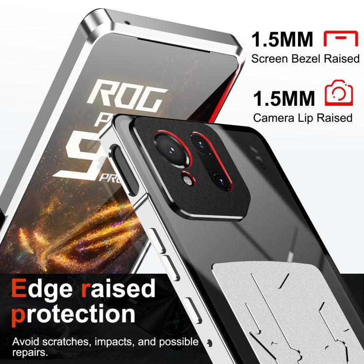 For ASUS ROG Phone 9 / 9 Pro Metal Cooling Phone Case(Silver) - free shipping - PMC TechLife - Order now!