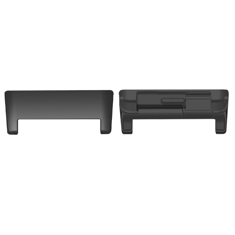 For Huawei Watch D 20mm 1 Pair Metal Watch Band Connector(Black) - Other Accessories by PMC TechLife | Online Shopping South Africa | PMC TechLife