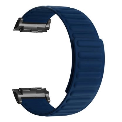 For Huawei Watch D Magnetic Silicone Watch Band(Dark Blue) - Watch Bands by PMC Jewellery | Online Shopping South Africa | PMC Jewellery