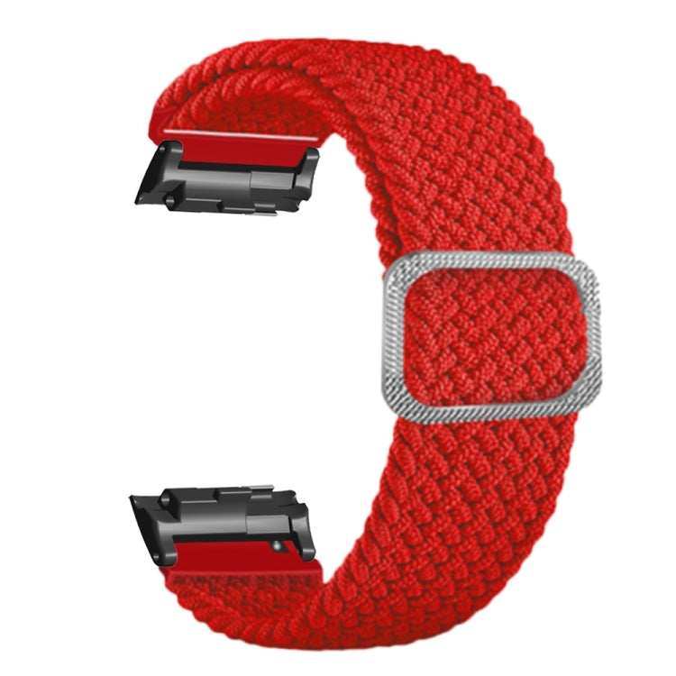For Huawei Watch D Adjustable Woven Nylon Watch Band(Red) - Watch Bands by PMC TechLife | Online Shopping South Africa | PMC TechLife