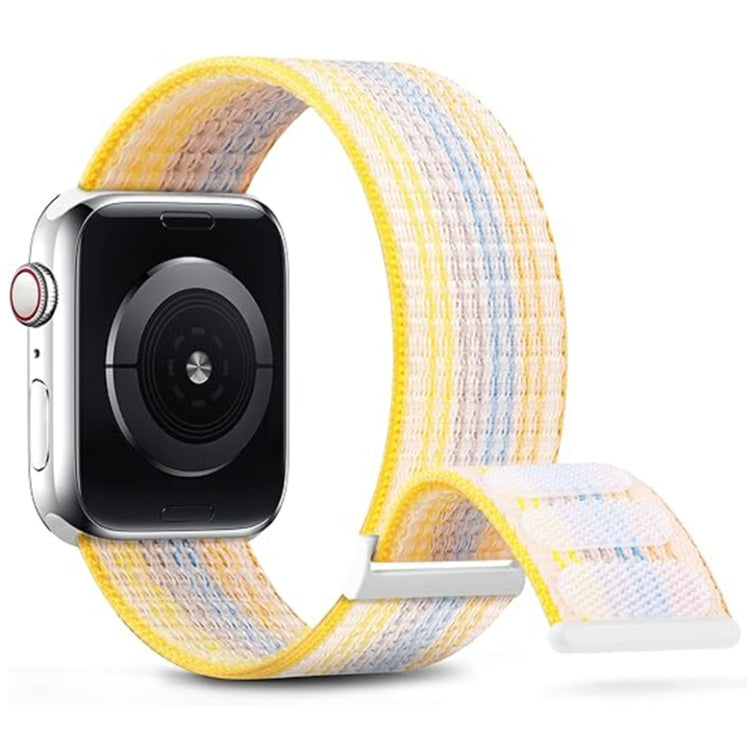 For Apple Watch Series 2 38mm Dual Hook and Loop Nylon Watch Band(Colorful Starlight) - Watch Bands by PMC TechLife | Online Shopping South Africa | PMC TechLife