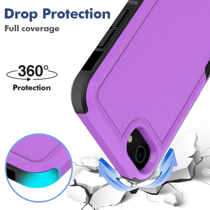 For iPhone SE 2022 / 2020 / 8 / 7 / 6 2 in 1 PC + TPU Phone Case(Purple) - iPhone SE 2022 / 2020 / 8 / 7 Cases by PMC Jewellery | Online Shopping South Africa | PMC Jewellery | Buy Now Pay Later Mobicred