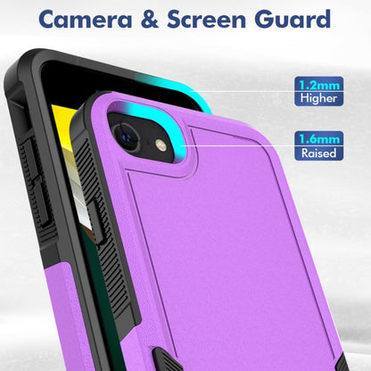 For iPhone SE 2022 / 2020 / 8 / 7 / 6 2 in 1 PC + TPU Phone Case(Purple) - iPhone SE 2022 / 2020 / 8 / 7 Cases by PMC Jewellery | Online Shopping South Africa | PMC Jewellery | Buy Now Pay Later Mobicred