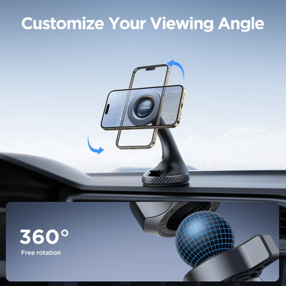 JOYROOM JR-ZS406 Magsafe Magnetic Car Phone Mount Windshield Holder(Black) - Car Holders by JOYROOM | Online Shopping South Africa | PMC Jewellery | Buy Now Pay Later Mobicred