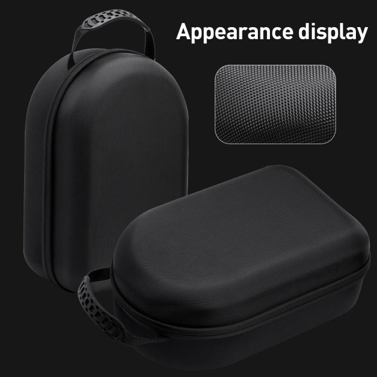 For Apple Vision Pro EVA Cloth Velvet Handle Waterproof Host Storage Bag(Black) - VR Accessories by PMC TechLife | Online Shopping South Africa | PMC TechLife | Buy Now Pay Later Mobicred