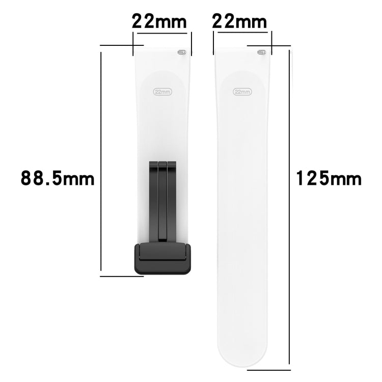 18mm Groove Folding Black Buckle Silicone Watch Band(Wine Red) - 18mm Bands by PMC TechLife | Online Shopping South Africa | PMC TechLife | Buy Now Pay Later Mobicred