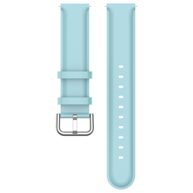 For CMF Watch Pro D395 22mm Round Tail Genuine Leather Watch Band(Light Blue) - Watch Bands by PMC Jewellery | Online Shopping South Africa | PMC Jewellery