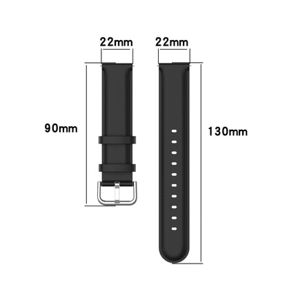 For CMF Watch Pro D395 22mm Round Tail Genuine Leather Watch Band(Navy Blue) - Watch Bands by PMC Jewellery | Online Shopping South Africa | PMC Jewellery