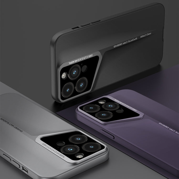 For iPhone 14 GKK Blade Ultra-thin Full Coverage Phone Case(Purple) - iPhone 14 Cases by GKK | Online Shopping South Africa | PMC Jewellery | Buy Now Pay Later Mobicred