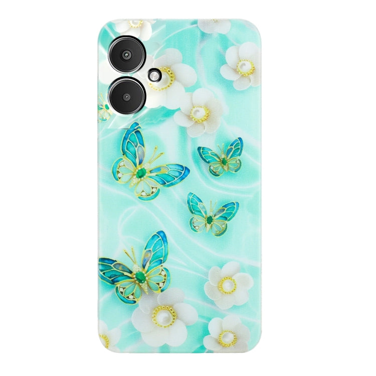 For Xiaomi Redmi 13C 4G Colorful Painting Pattern TPU Phone Case(Butterflies) - 13C Cases by PMC Jewellery | Online Shopping South Africa | PMC Jewellery