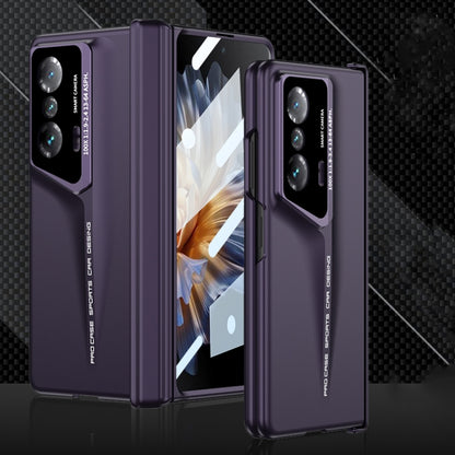 For Honor Magic Vs GKK Integrated Magnetic Blade Ultra-thin Full Coverage Phone Case(Purple) - Honor Cases by GKK | Online Shopping South Africa | PMC Jewellery | Buy Now Pay Later Mobicred