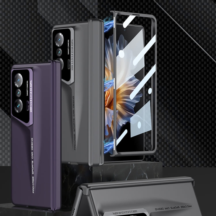 For Honor Magic Vs GKK Integrated Magnetic Blade Ultra-thin Full Coverage Phone Case(Purple) - Honor Cases by GKK | Online Shopping South Africa | PMC Jewellery | Buy Now Pay Later Mobicred