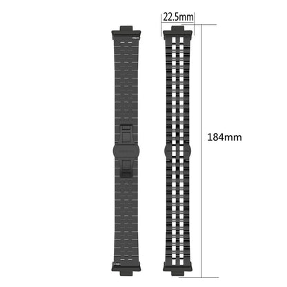 For  Xiaomi Redmi Watch 4 Five-bead Butterfly Buckle Metal Watch Band(Gold) - Watch Bands by PMC Jewellery | Online Shopping South Africa | PMC Jewellery