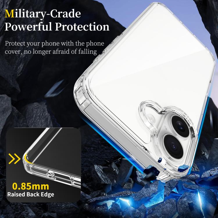 For iPhone 17 Scratchproof Acrylic TPU Phone Case(Transparent) - free shipping - PMc TechLife - Order now!