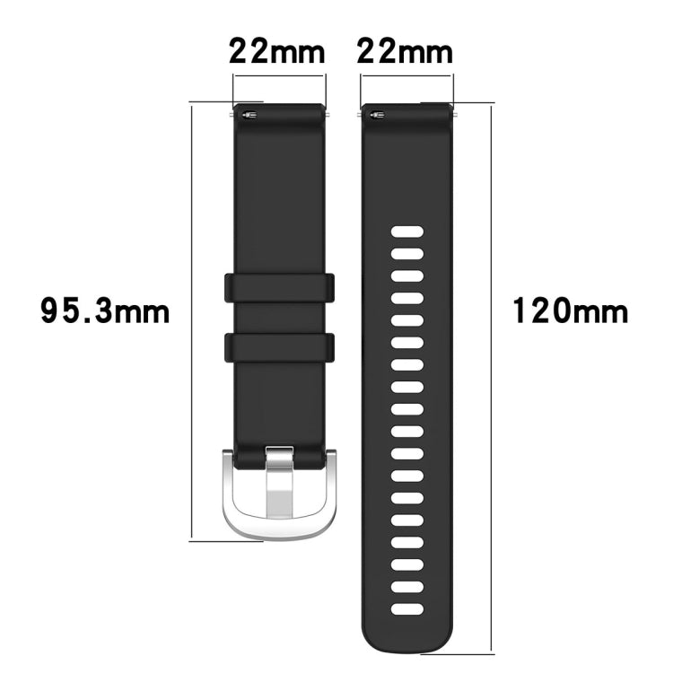 For Xiaomi Watch 2 Liquid Glossy Silver Buckle Silicone Watch Band(White) - Watch Bands by PMC TechLife | Online Shopping South Africa | PMC TechLife