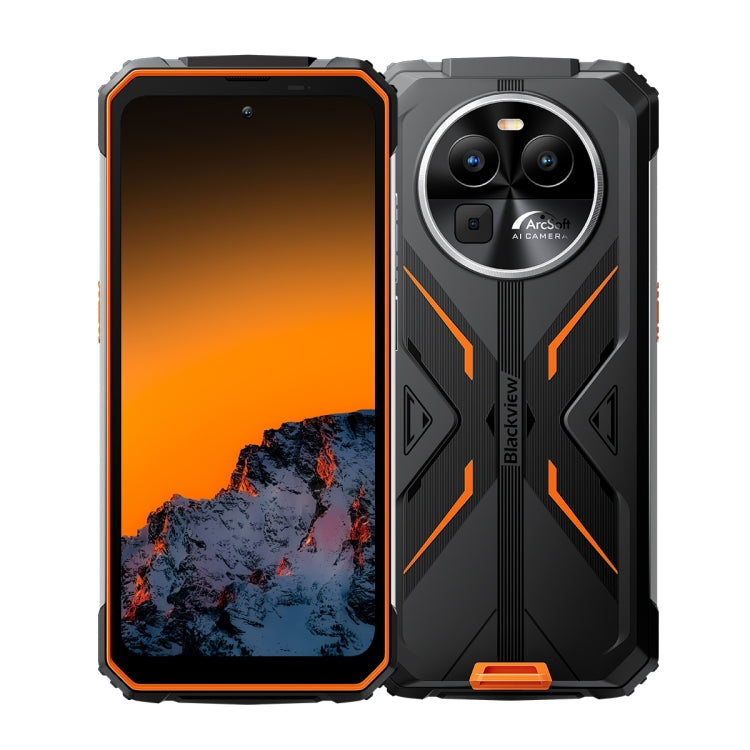 Blackview BV8100 Rugged Phone, 8GB+256GB, 6.5 inch Android 14 MediaTek Helio G99 Octa Core up to 2.2GHz, Network: 4G, NFC, OTG(Orange) - Blackview by Blackview | Online Shopping South Africa | PMC Jewellery | Buy Now Pay Later Mobicred