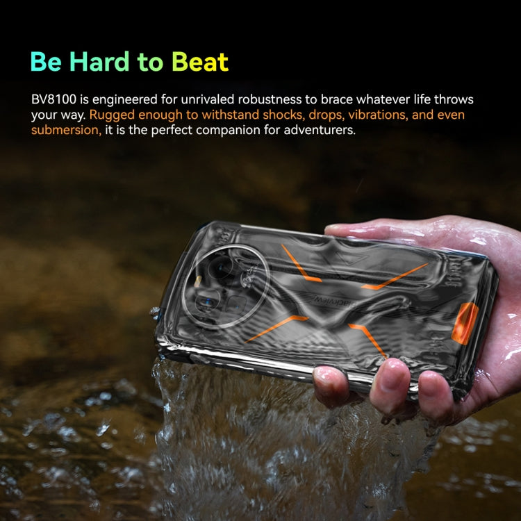 Blackview BV8100 Rugged Phone, 8GB+256GB, 6.5 inch Android 14 MediaTek Helio G99 Octa Core up to 2.2GHz, Network: 4G, NFC, OTG(Orange) - Blackview by Blackview | Online Shopping South Africa | PMC Jewellery | Buy Now Pay Later Mobicred