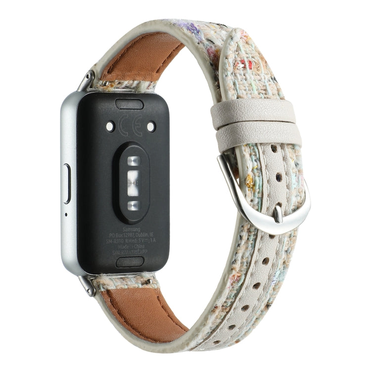 For Samsung Galaxy Fit 3 Woolen Leather Watch Band(Starlight) - free shipping - PMC TechLife - Order now!