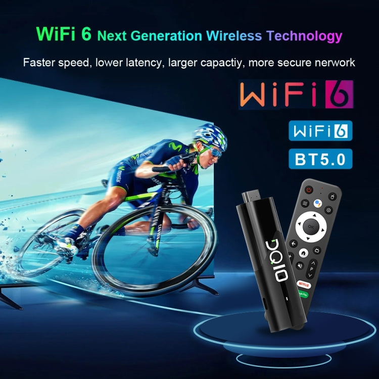 LEMFO DQ10 Allwinner H618 Quad Core ARM Cortex A53 8K HD Android TV Stick, RAM:4GB+32GB(AU Plug) - Android TV Sticks by LEMFO | Online Shopping South Africa | PMC Jewellery | Buy Now Pay Later Mobicred