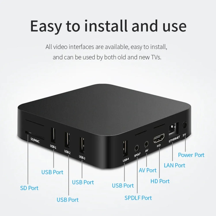 MXQ Pro RK3228A Quad-Core CPU 4K HD Network Set-Top Box, RAM:2GB+16GB(UK Plug) - RK3228A by PMC TechLife | Online Shopping South Africa | PMC TechLife | Buy Now Pay Later Mobicred