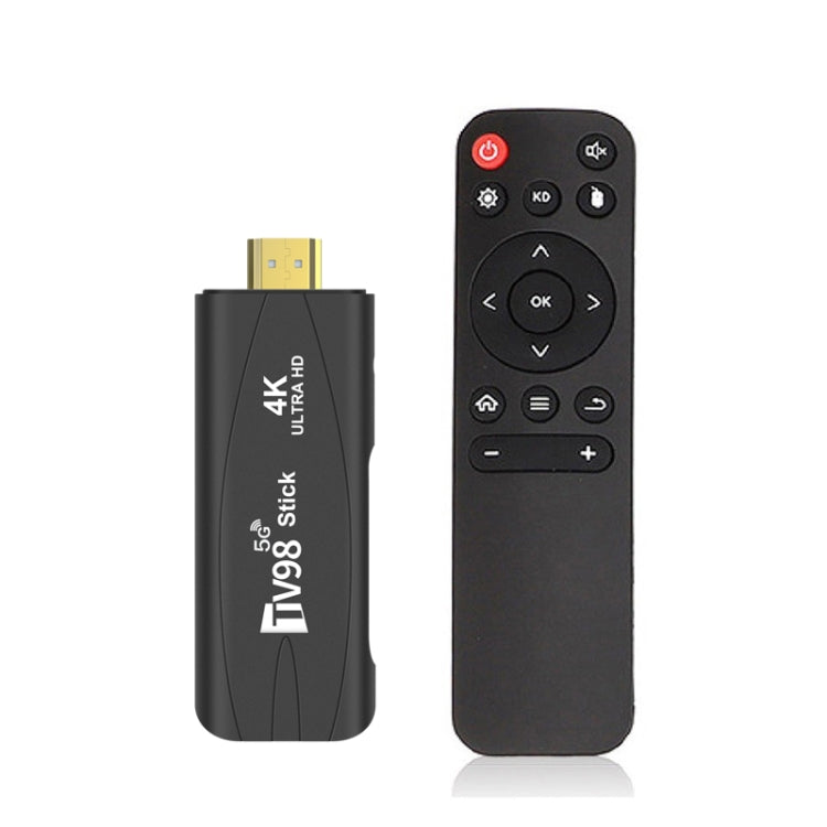 TV98 Rockchip 3228A Quad Core 4K HD Bluetooth Android TV Stick, RAM:4GB+32GB(EU Plug) - Android TV Sticks by PMC Jewellery | Online Shopping South Africa | PMC Jewellery | Buy Now Pay Later Mobicred