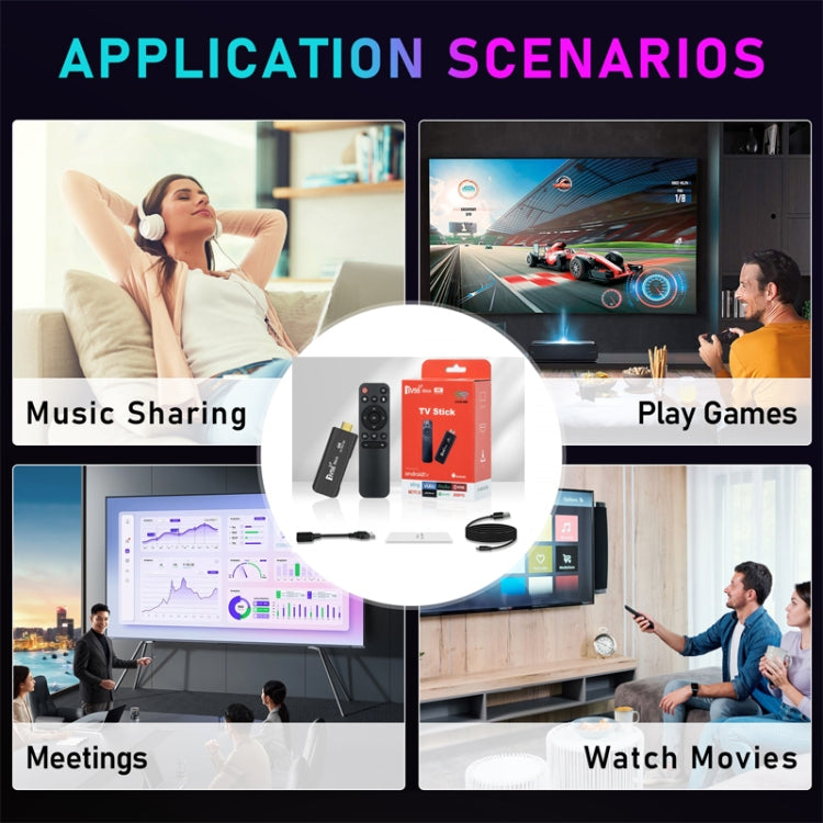 TV98 Rockchip 3228A Quad Core 4K HD Bluetooth Android TV Stick, RAM:4GB+32GB(AU Plug) - Android TV Sticks by PMC TechLife | Online Shopping South Africa | PMC TechLife | Buy Now Pay Later Mobicred