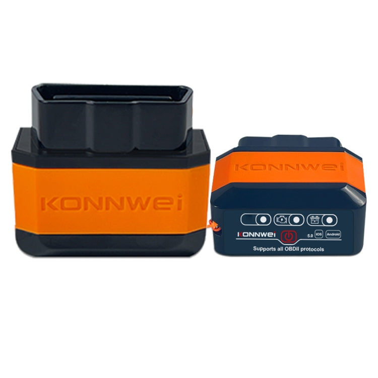 KONNWEI KW905 Bluetooth 5.0 Car OBD2 Scanner Support Android & iOS(Black Orange) - Code Readers & Scan Tools by KONNWEI | Online Shopping South Africa | PMC TechLife | Buy Now Pay Later Mobicred