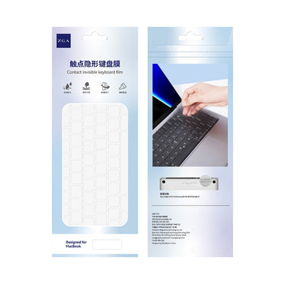 For MacBook Pro 16.2 inch 2021 ZGA Contact Invisible TPU Keyboard Protective Film - Keyboard Protector by ZGA | Online Shopping South Africa | PMC Jewellery | Buy Now Pay Later Mobicred