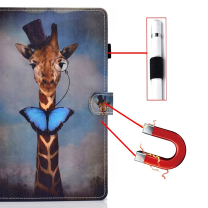 For Lenovo Tab M11 / Xiaoxin Pad 11 2024 Colored Drawing Sewing Pen Slot Leather Tablet Case(Deer Head) - Lenovo by PMC Jewellery | Online Shopping South Africa | PMC Jewellery | Buy Now Pay Later Mobicred