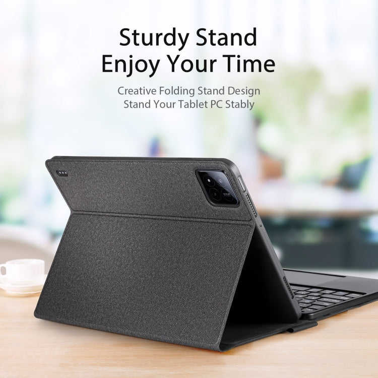 For Xiaomi Pad 7 / 7 Pro DUX DUCIS TK Series Bluetooth Keyboard Leather Case with Touchpad(Black) - free shipping - PMC TechLife - Order now!