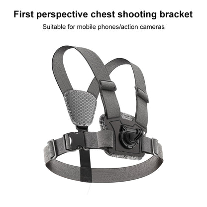 4 in 1 Adjustable Body Mount Belt Chest Strap with Mount & Screw(Grey) - Chest Belt by RUIGPRO | Online Shopping South Africa | PMC Jewellery | Buy Now Pay Later Mobicred