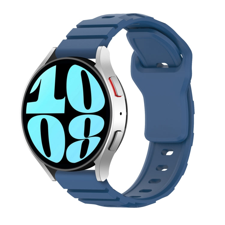 18mm Armor Silicone Watch Band(Dark Blue) - 18mm Bands by PMC TechLife | Online Shopping South Africa | PMC TechLife | Buy Now Pay Later Mobicred