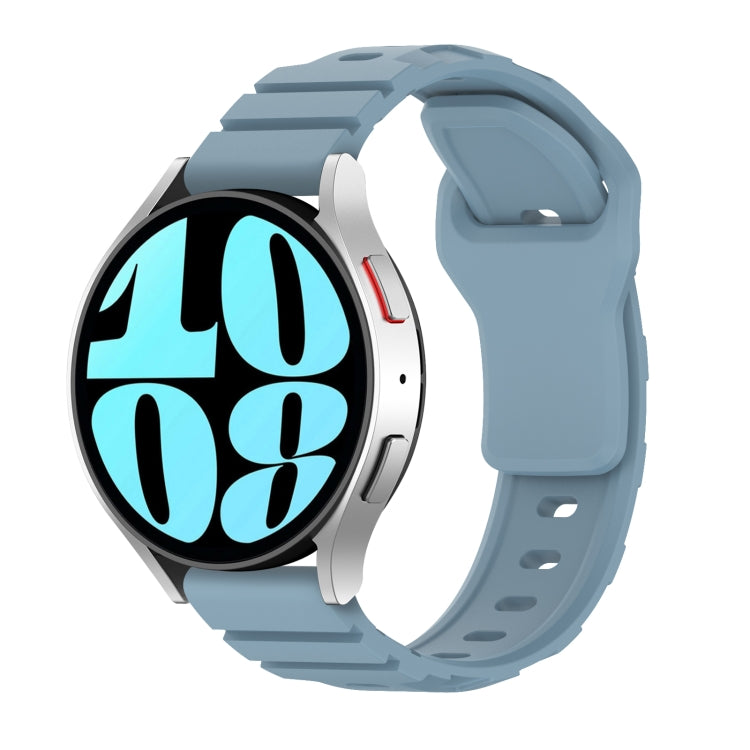 20mm Armor Silicone Watch Band(Rock Blue) - 20mm Bands by PMC Jewellery | Online Shopping South Africa | PMC Jewellery