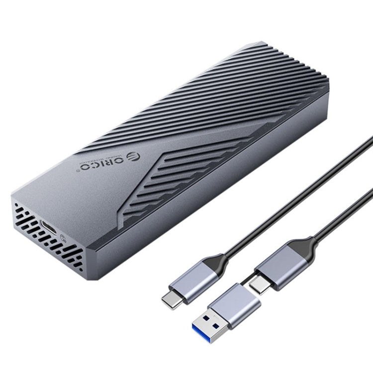 ORICO CNM2-G20 20Gbps M.2 NVMe SSD Enclosure(Grey) - HDD Enclosure by ORICO | Online Shopping South Africa | PMC Jewellery | Buy Now Pay Later Mobicred