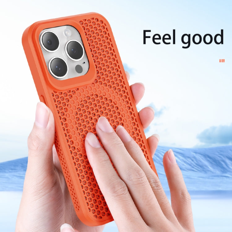 For iPhone 16 Pro MagSafe Magnetic Heat Dissipation Phone Case(Orange) - iPhone 16 Pro Cases by PMC Jewellery | Online Shopping South Africa | PMC Jewellery | Buy Now Pay Later Mobicred