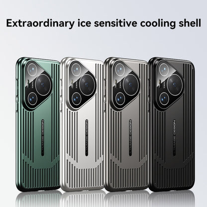 For Huawei Pura 70 Pro / Pura 70 Pro+ Ice Sense Heat Dissipation Electroplating Frosted Phone Case(Light Green) - Huawei Cases by PMC Jewellery | Online Shopping South Africa | PMC Jewellery | Buy Now Pay Later Mobicred