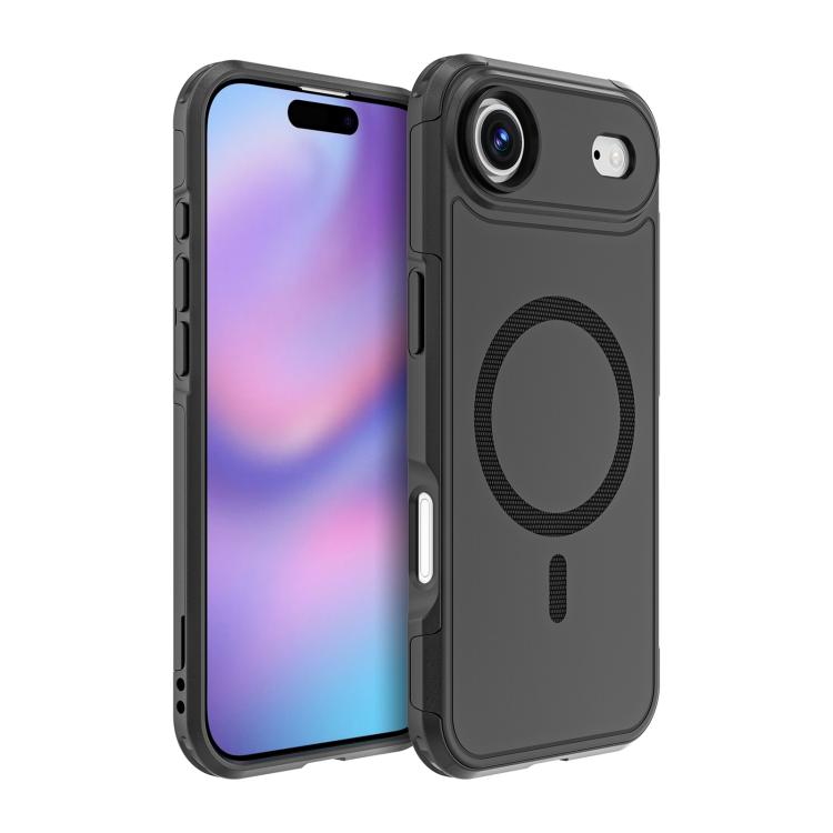 For iPhone 17 Air RedPepper Armor Magsafe PC Hybrid TPU Phone Case(Black) - free shipping - PMC TechLife - Order now!