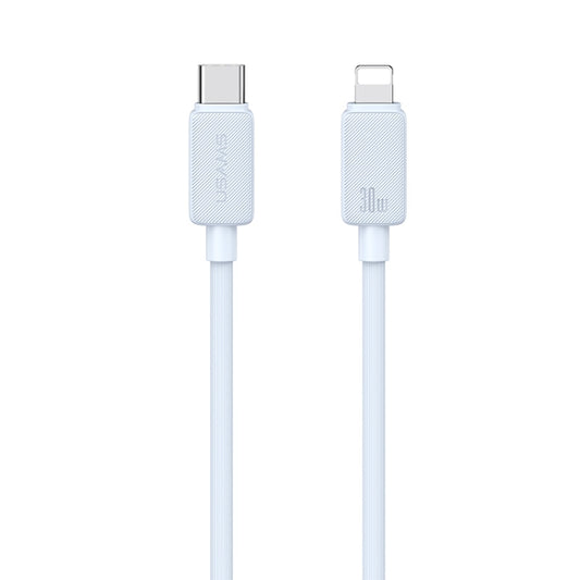 USAMS US-SJ702 USB-C / Type-C to 8 Pin 30W Striped Fast Charge Data Cable, Length:3m(Blue) - 2 in 1 Cable by USAMS | Online Shopping South Africa | PMC Jewellery | Buy Now Pay Later Mobicred