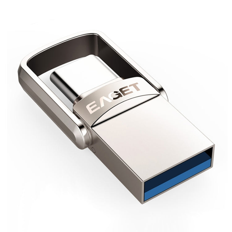 EAGET 64G USB 3.1 + USB-C Interface Metal Twister Flash U Disk, Standard - USB Flash Drives by EAGET | Online Shopping South Africa | PMC Jewellery | Buy Now Pay Later Mobicred