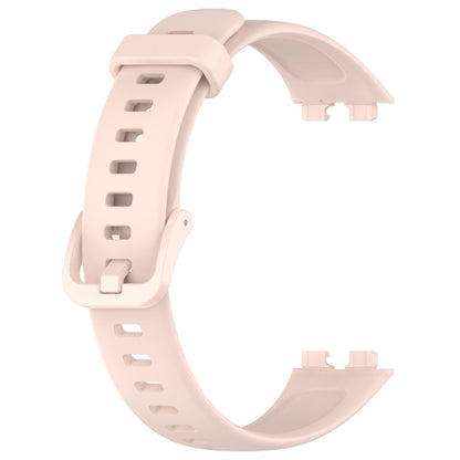 For Huawei Band 9 / 9 NFC Solid Color Colorful Buckle Silicone Watch Band(Light Pink) - Watch Bands by PMC Jewellery | Online Shopping South Africa | PMC Jewellery