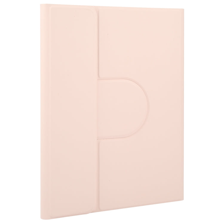 For Xiaomi Pad 6 Square Button Bluetooth Keyboard Rotatable Holder Leather Case with Touchpad(Rose Gold) - free shipping - PMC TechLife - Order now!