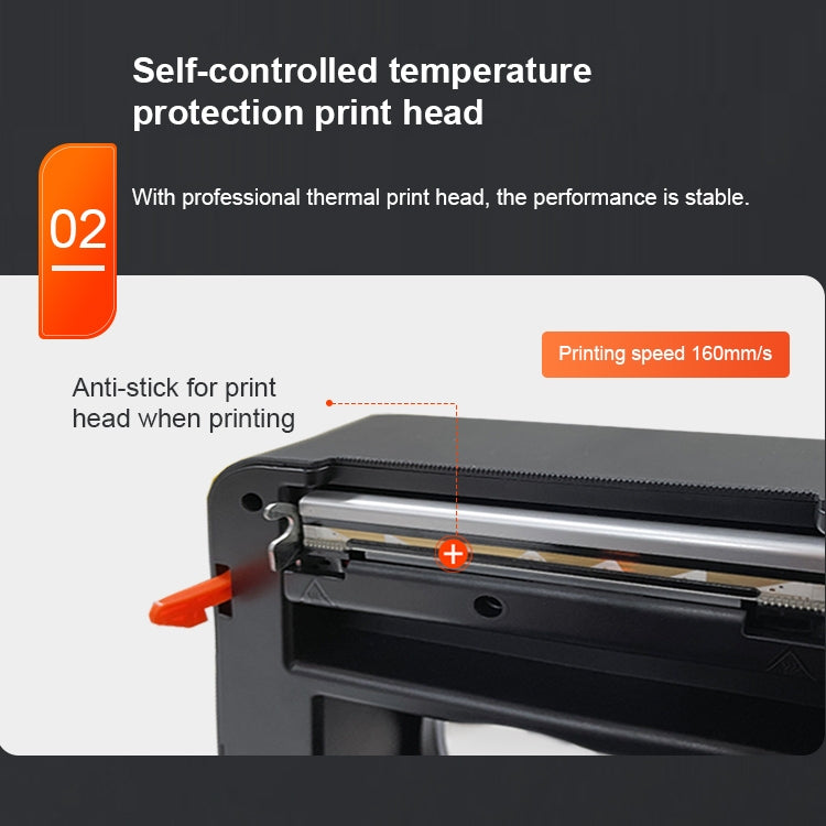 ZJ-9250 100x150mm USB Thermal Label Printer, Plug:AU Plug(Black) - Printer by PMC TechLife | Online Shopping South Africa | PMC TechLife | Buy Now Pay Later Mobicred