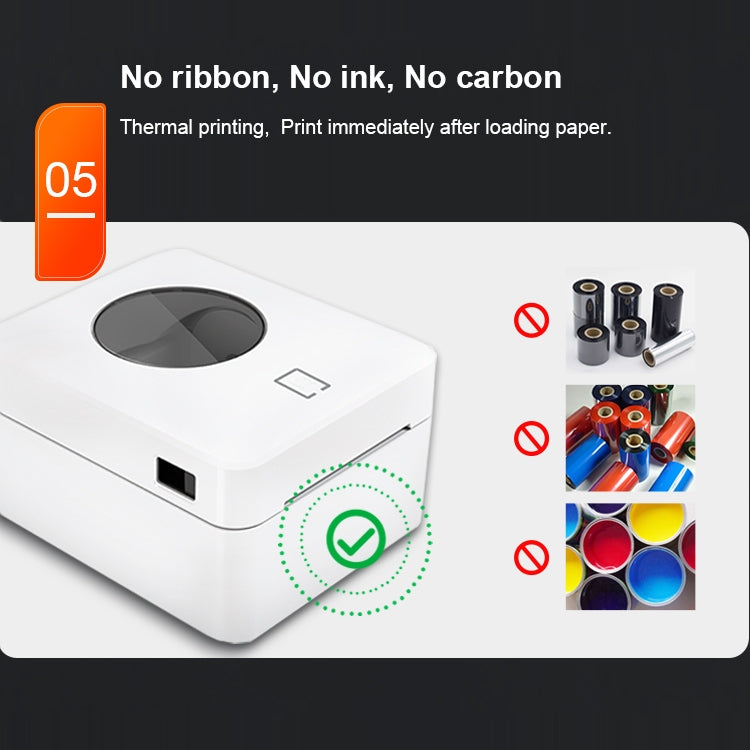 ZJ-9250 100x150mm USB Bluetooth Thermal Label Printer, Plug:UK Plug(Black) - Receipt Printers by PMC TechLife | Online Shopping South Africa | PMC TechLife | Buy Now Pay Later Mobicred