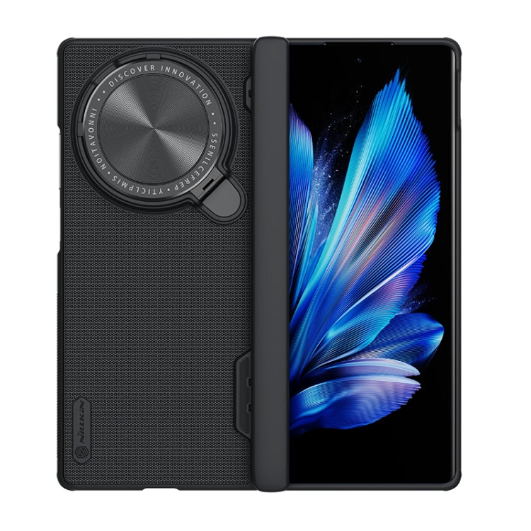 For vivo X Fold3 NILLKIN Super Frosted Shield Prop PC + TPU Phone Case(Black) - vivo Cases by NILLKIN | Online Shopping South Africa | PMC Jewellery | Buy Now Pay Later Mobicred