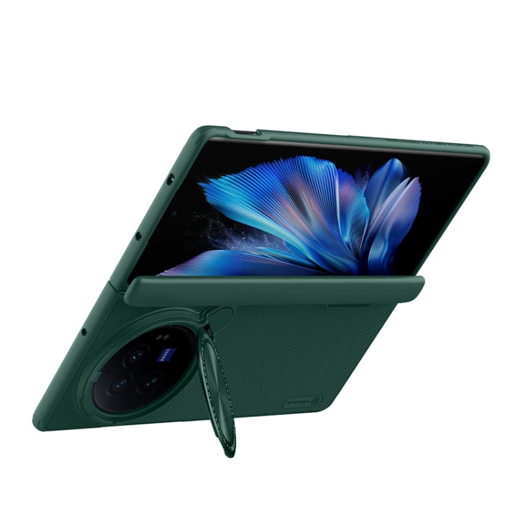 For vivo X Fold3 NILLKIN Super Frosted Shield Prop PC + TPU Phone Case(Green) - vivo Cases by NILLKIN | Online Shopping South Africa | PMC Jewellery | Buy Now Pay Later Mobicred